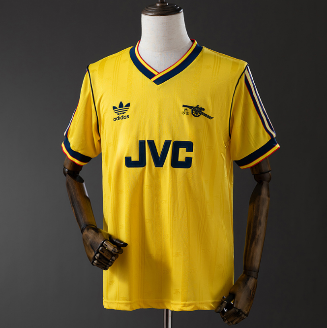 Retro Arsenal 1986-88 Away Soccer Jersey