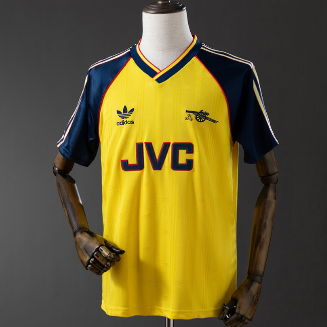 Retro Arsenal 1988-91 Away Soccer Jersey
