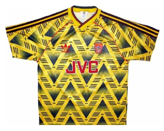 Retro Arsenal 1991-1993 Away Soccer Jersey