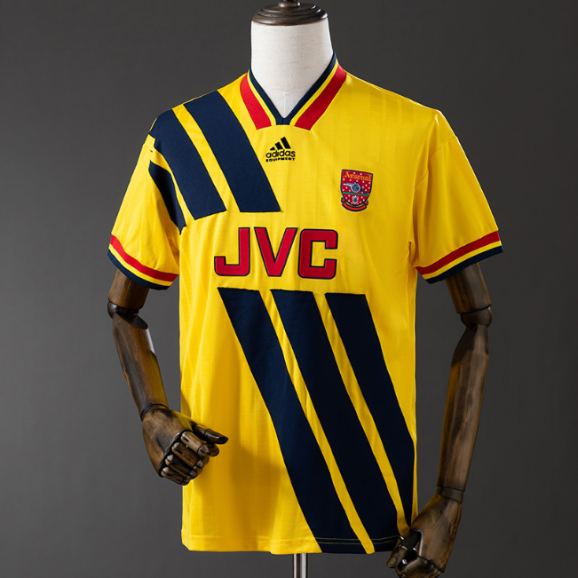Retro Arsenal 1993-94 Away Soccer Jersey