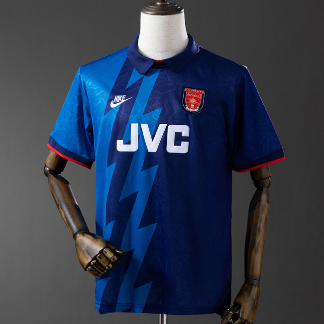 Retro Arsenal 1995-96 Away Soccer Jersey