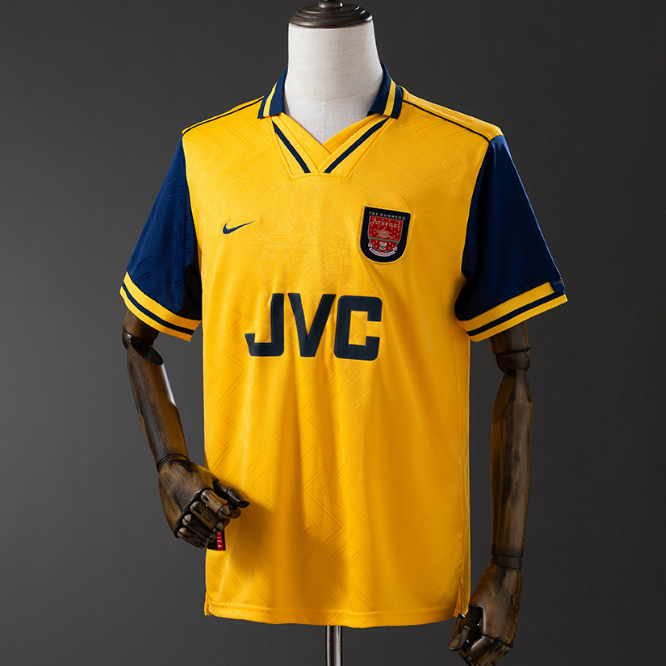 Retro Arsenal 1996-97 Away Soccer Jersey
