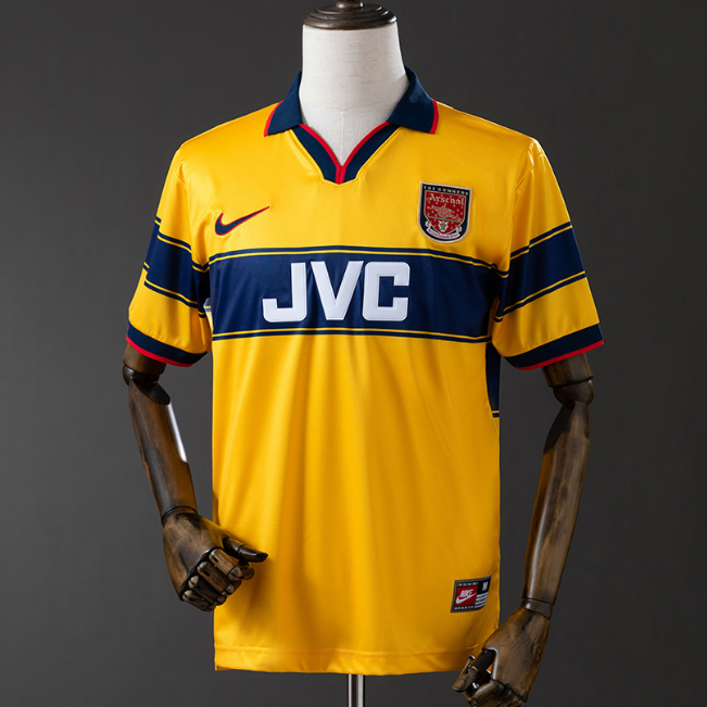 Retro Arsenal 1997-98 Away Soccer Jersey