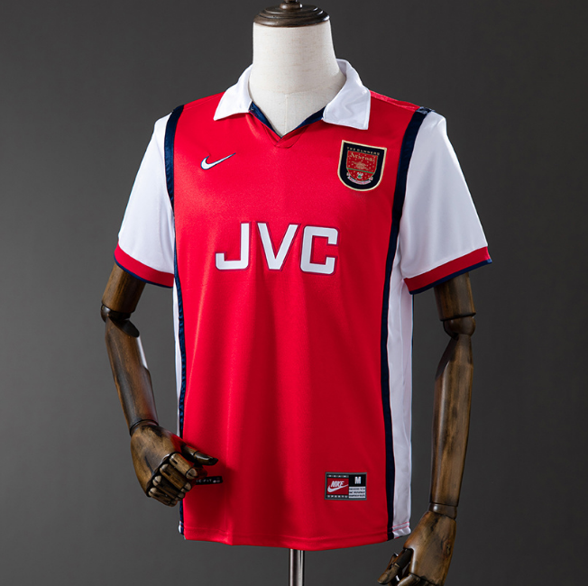 Retro Arsenal 1998-99 Home Soccer Jersey