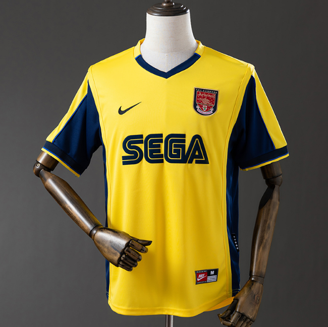 Retro Arsenal 1999-2000 Away Soccer Jersey