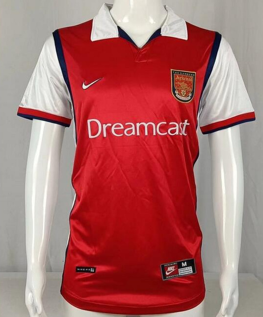 Retro Arsenal 1999-2000 Home Soccer Jersey