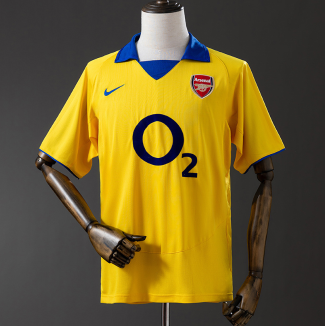 Retro Arsenal 2003-05 Away Soccer Jersey