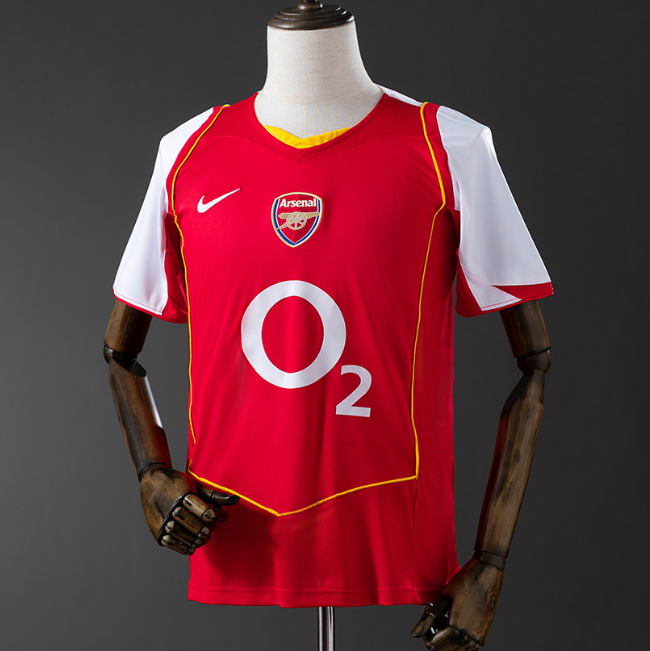 Retro Arsenal 2004-05 Home Soccer Jersey