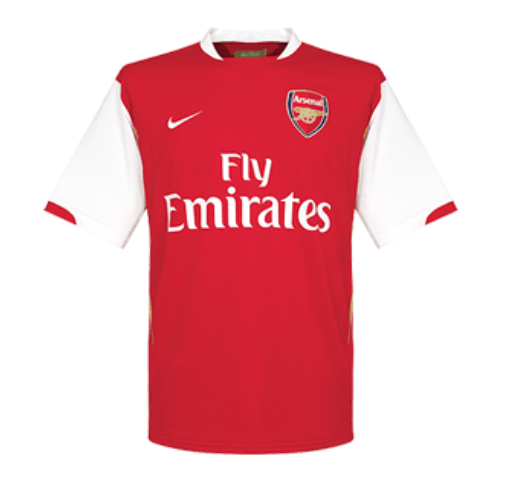 Retro Arsenal 2006-2007 Home Soccer Jersey