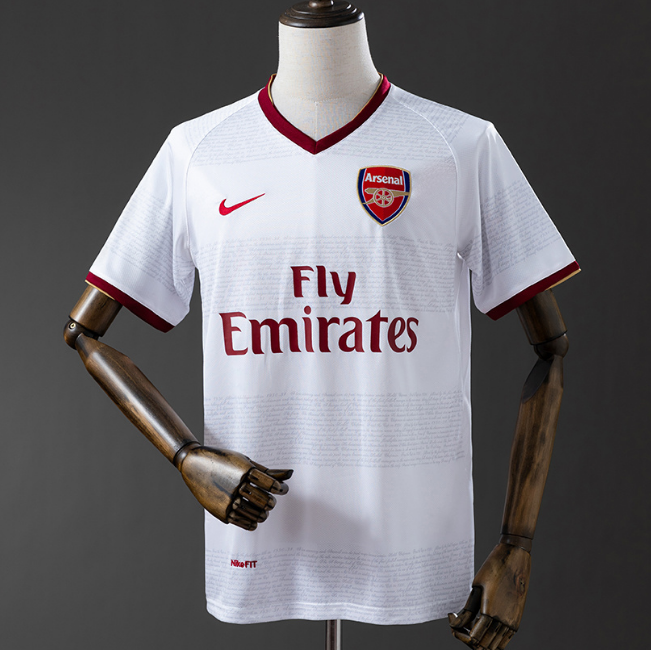 Retro Arsenal 2007-08 Away Soccer Jersey
