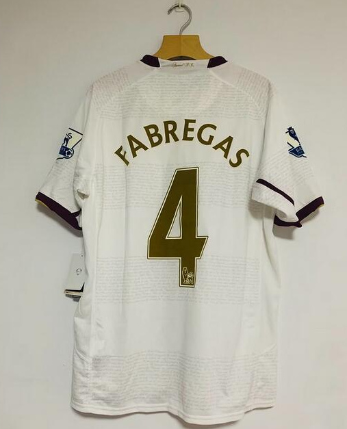 Retro Arsenal 2007-08 Away Soccer Jersey 4 Fabregas