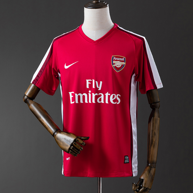 Retro Arsenal 2008-10 Home Soccer Jersey