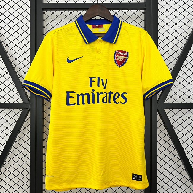 Retro Arsenal 2013-14 Away Soccer Jersey