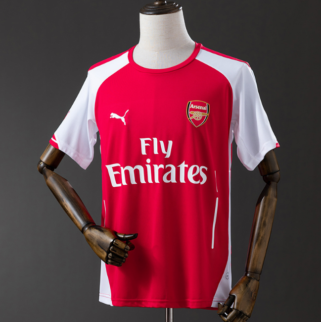 Retro Arsenal 2014-15 Home Soccer Jersey