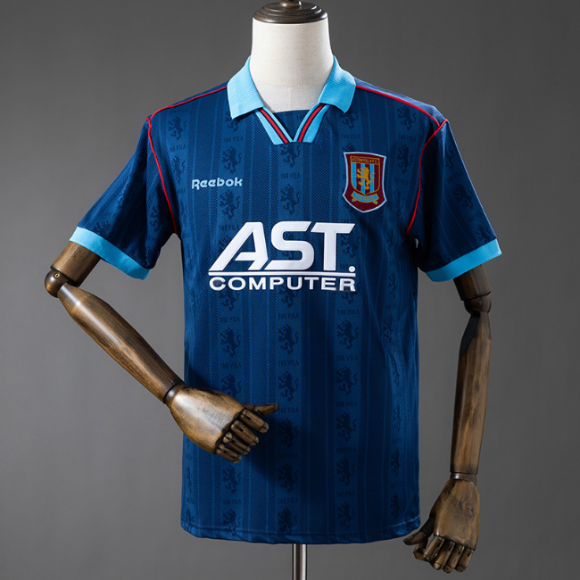 Retro Aston Villa 1995-96 Away Soccer Jersey