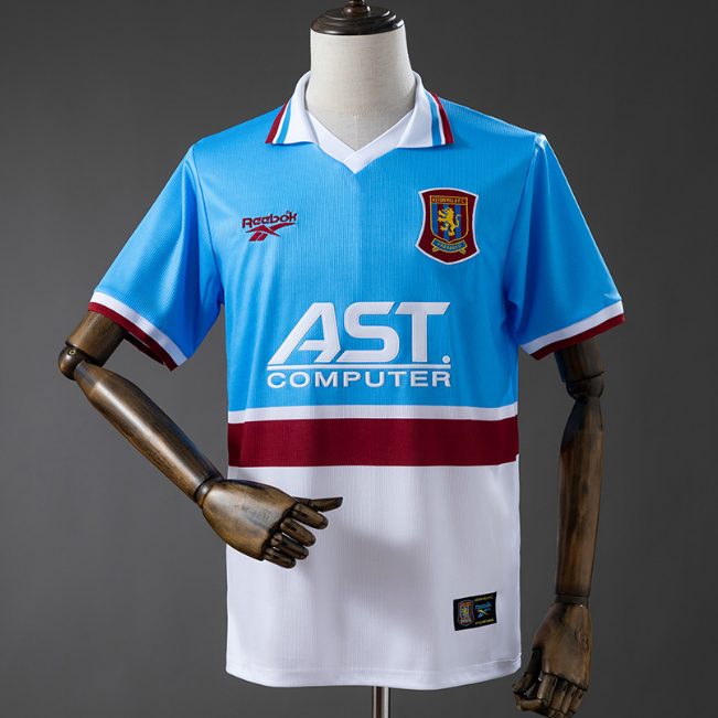 Retro Aston Villa 1997-98 Away Soccer Jersey