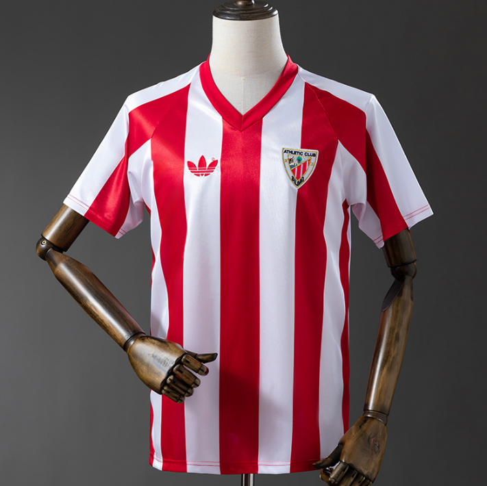 Retro Athletic Bilbao 1986-87 Home Soccer Jersey