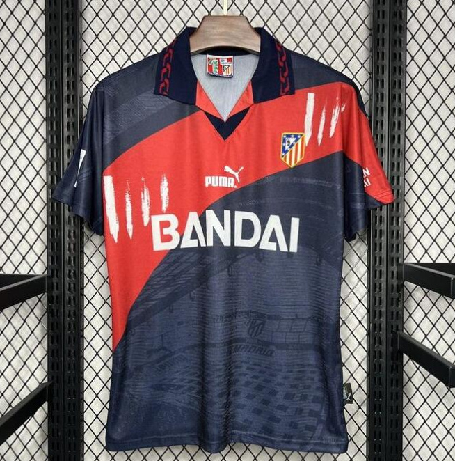 Retro Atletico Madrid 1996-97 Away Soccer Jersey