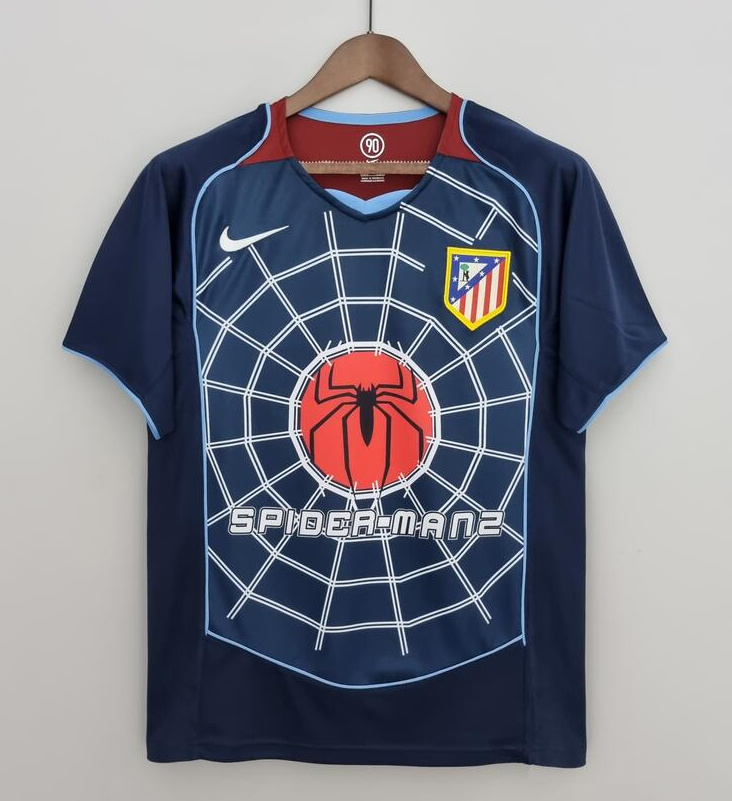 Retro Atletico Madrid 2004-05 Away Soccer Jersey