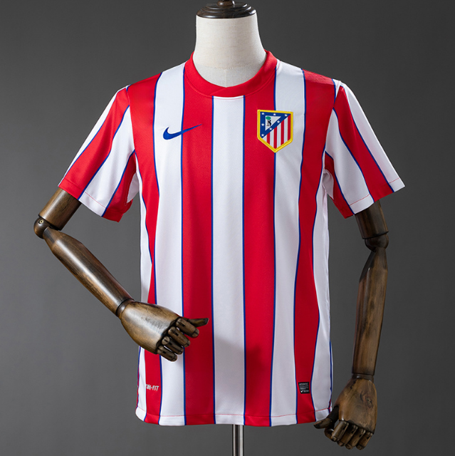 Retro Atletico Madrid 2011-12 Home Soccer Jersey