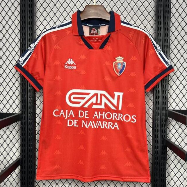 Retro Atletico Osasuna 1995-97 Home Soccer Jersey
