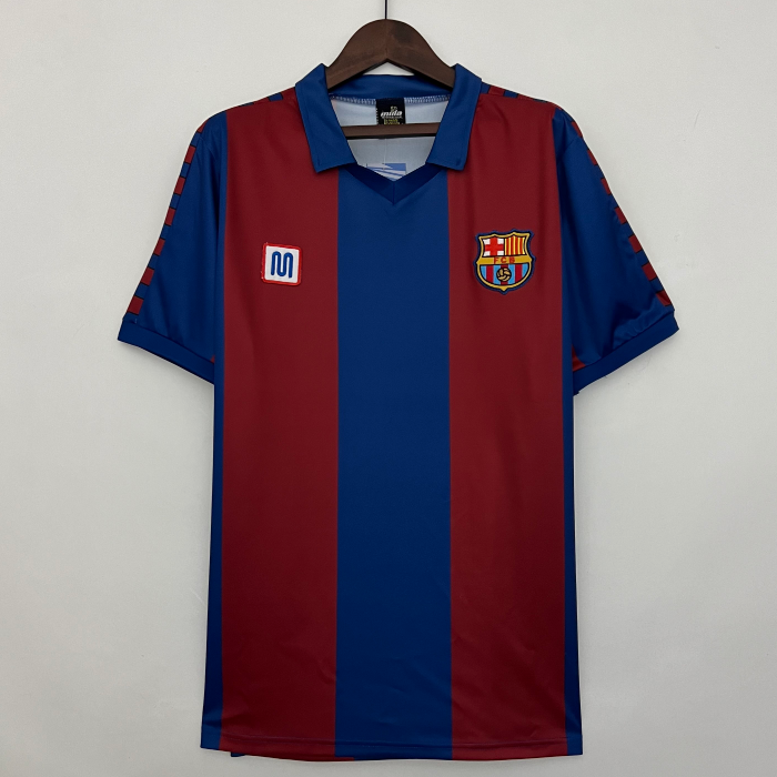 Retro Barcelona 1982-84 Home Soccer Jersey
