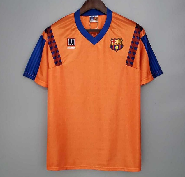 Retro Barcelona 1991-92 Home Soccer Jersey