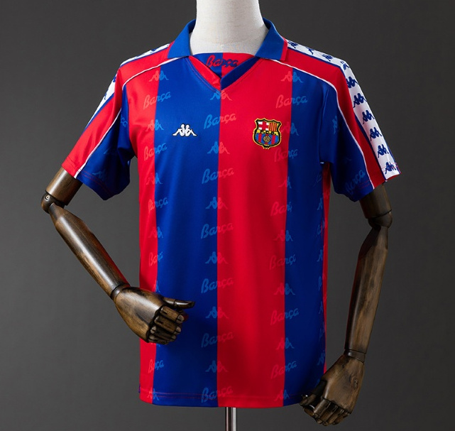 Retro Barcelona 1992-95 Home Soccer Jersey