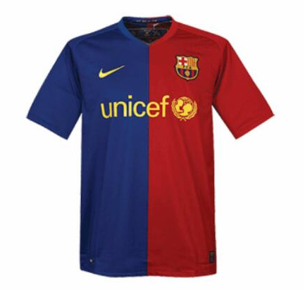 Retro Barcelona 2008-2009 Home Soccer Jersey Shirt