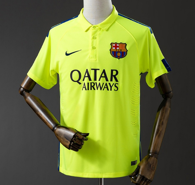 Retro Barcelona 2014-15 Third Soccer Jersey