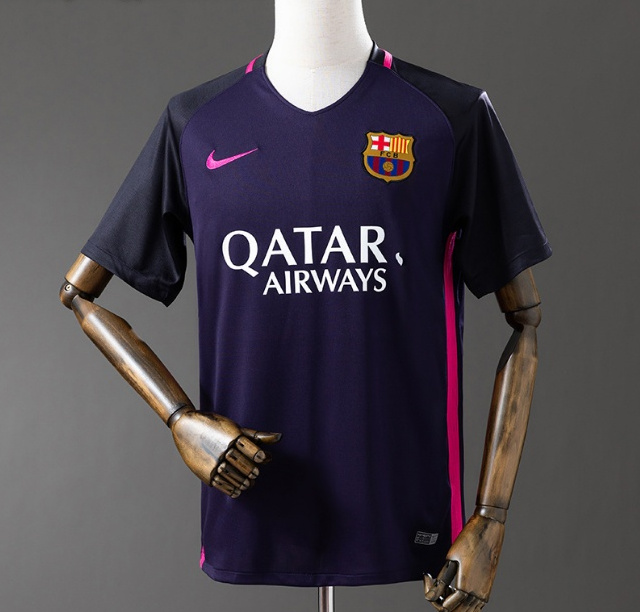 Retro Barcelona 2016-17 Away Soccer Jersey