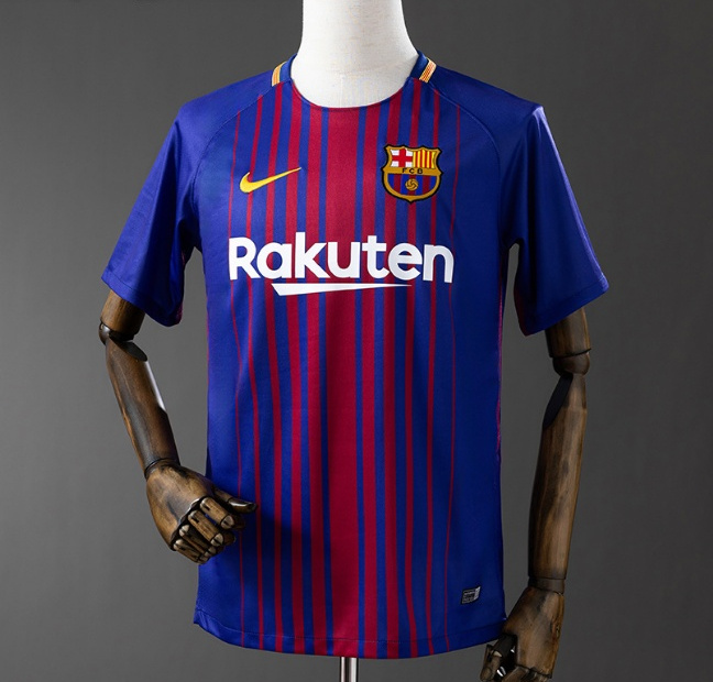 Retro Barcelona 2017-18 Home Soccer Jersey
