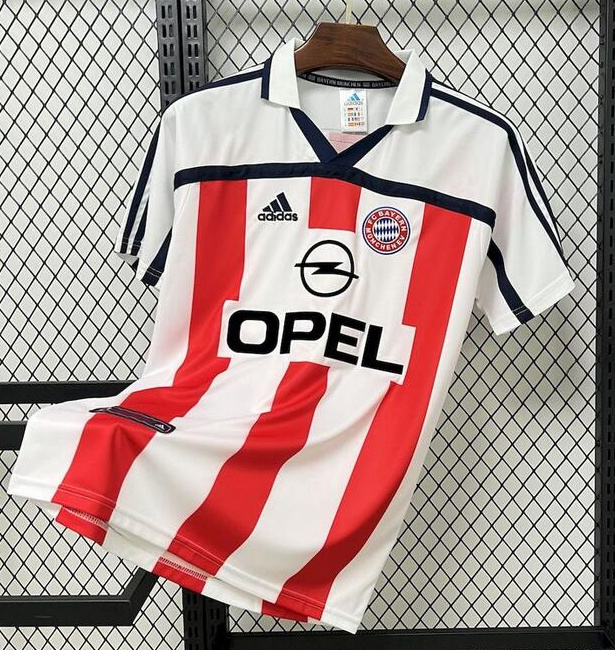 Retro Bayern Munich 2000-01 Away Soccer Jersey