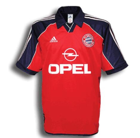 Retro Bayern Munich 2000-2001 Home Soccer Jersey