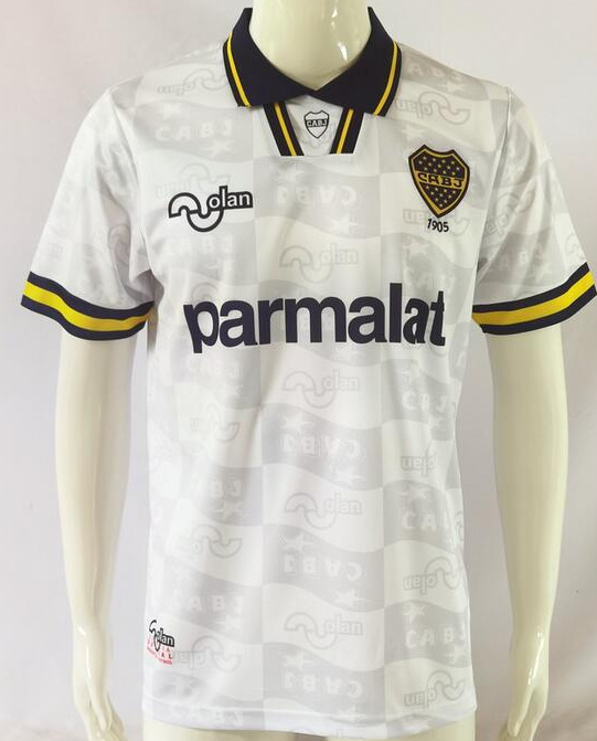 Retro Boca Juniors 1995-96 Away Kit Soccer Jersey