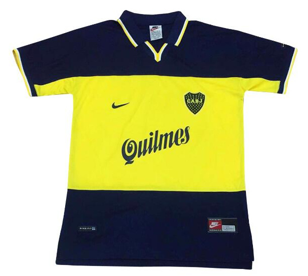Retro Boca Juniors 1999 Home Soccer Jersey