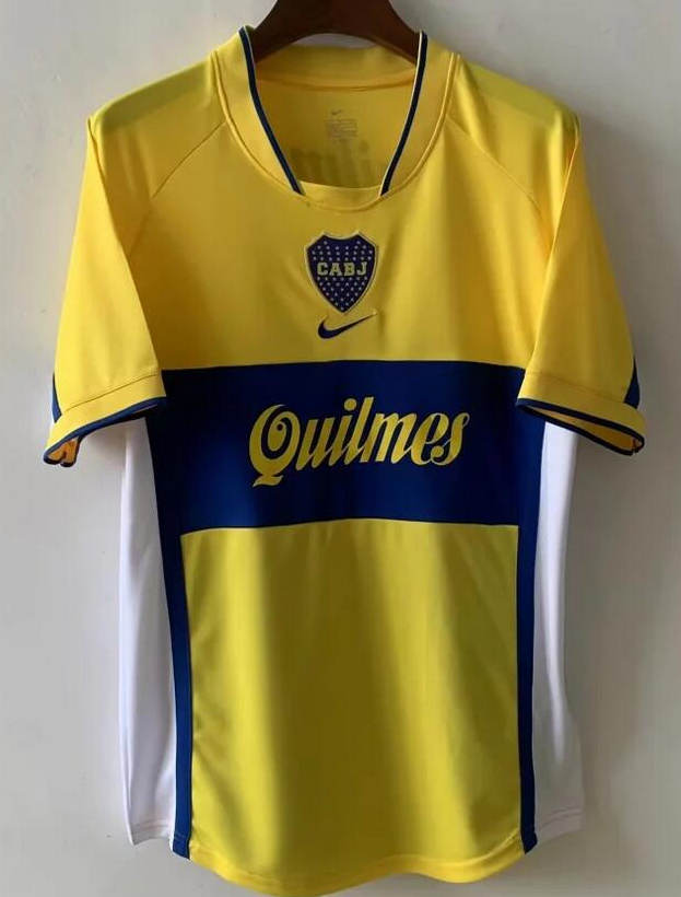 Retro Boca Juniors 2001 Away Kit Soccer Jersey