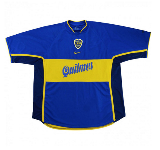 Retro Boca Juniors 2001 Home Soccer Jersey