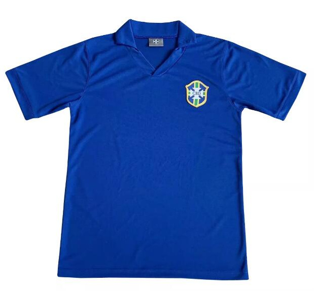 Retro Brazil 1957 Away Soccer Jersey