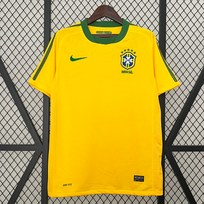 Retro Brazil 2010 Home Soccer Jersey