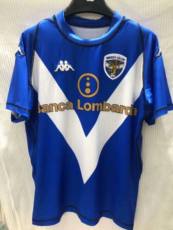 Retro Brescia Calcio 2003-04 Home Soccer Jersey