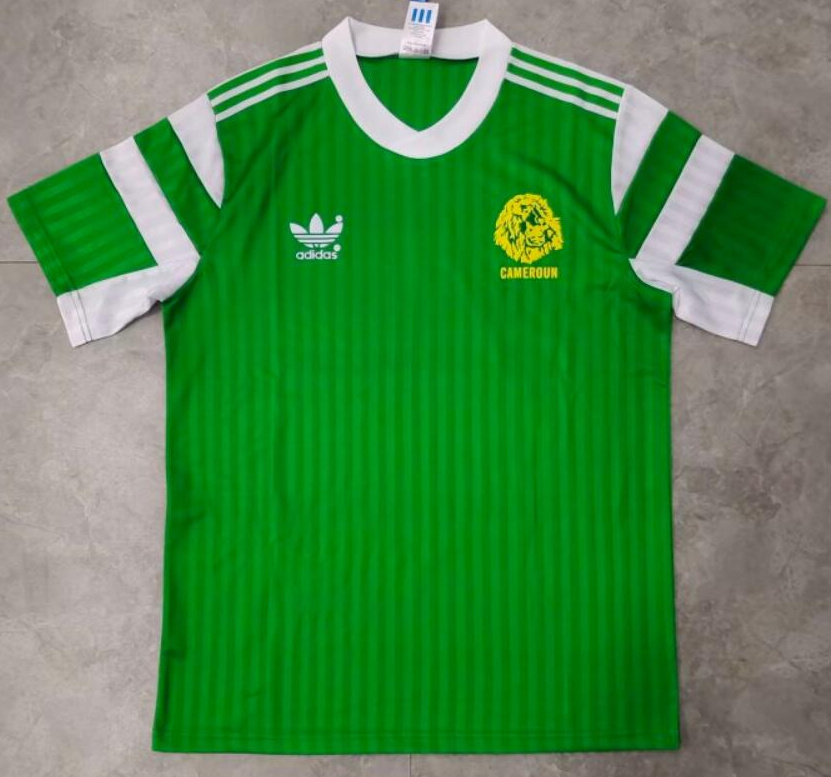 Retro Cameroon 1990 Home Soccer Jersey