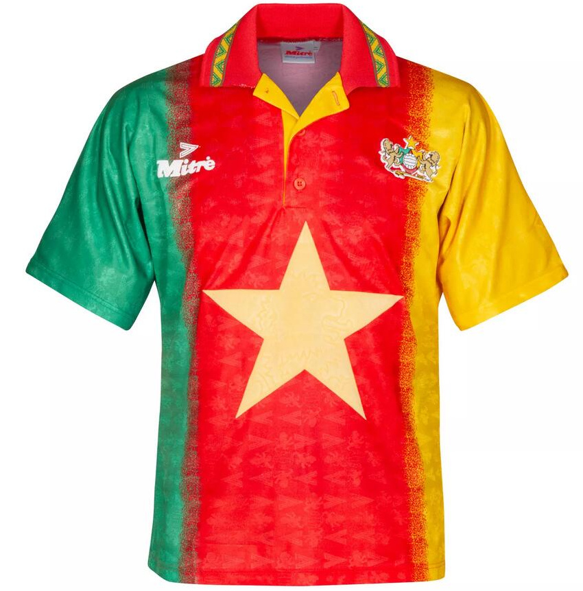 Retro Cameroon 1994 Home Soccer Jersey