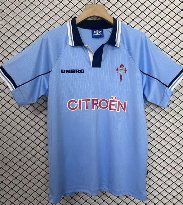 Retro Celta de Vigo 1997-98 Home Soccer Jersey