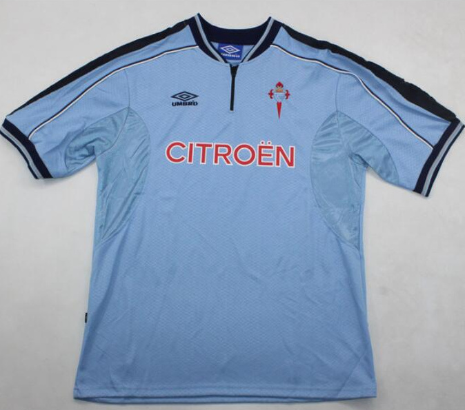 Retro Celta de Vigo 1999-2000 Home Soccer Jersey
