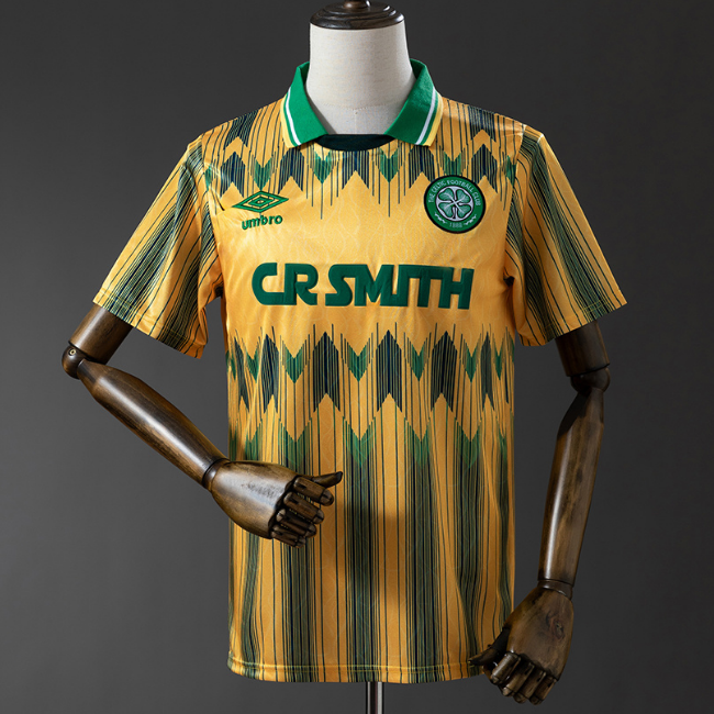 Retro Celtic 1988-90 Away Soccer Jersey