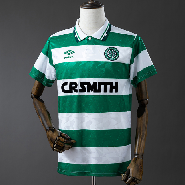 Retro Celtic 1989-91 Home Soccer Jersey