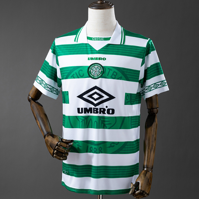Retro Celtic 1997-99 Home Soccer Jersey