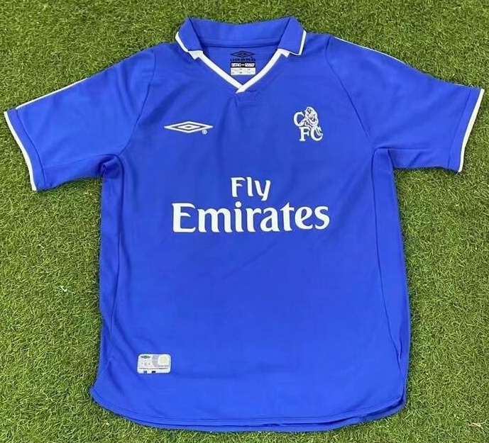 Retro Chelsea 2001-03 Home Soccer Jersey