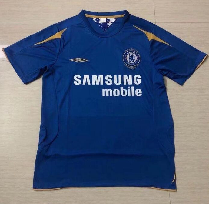 Retro Chelsea 2005-06 Home Soccer Jersey